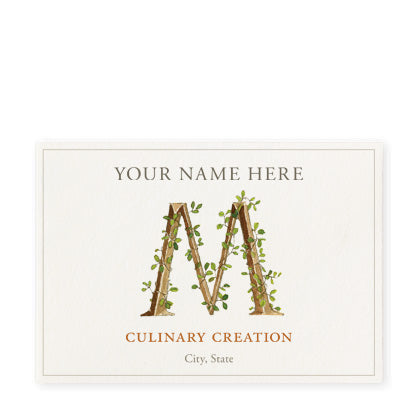 Ivy Monogram Canning Labels