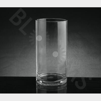 Small Cylinder Glass Vase (10"H x 5")