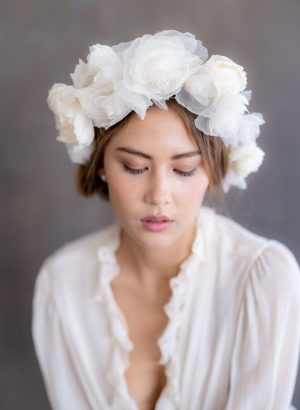 Silk Into Flowers Floral Crown No. 2433