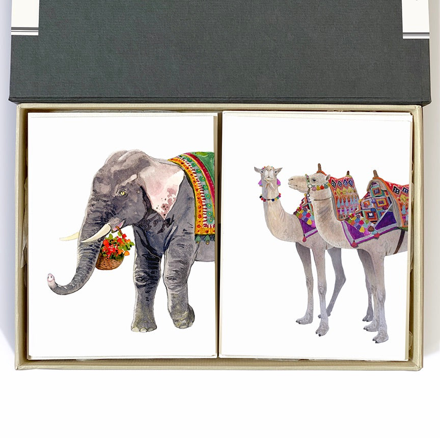 Decorated Desk Box Couplet