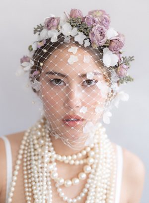 Sartorial Chic Blossom Cage Veil No. 2443
