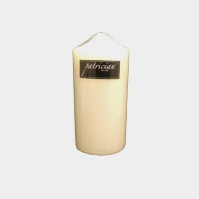 2.8" X 6" Patrician Pillar Candle - Ivory