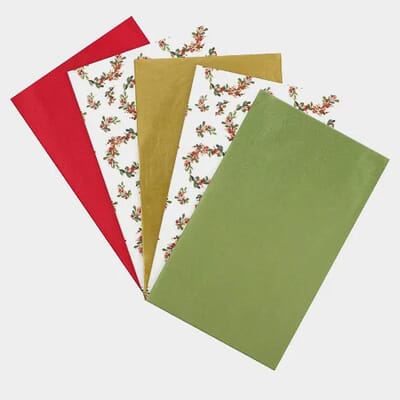 Wax Tissue Sheets Asst Color/Print 24x36" (200)