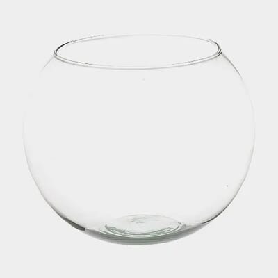 5" Bubble Bowl - Recycled Glass X12