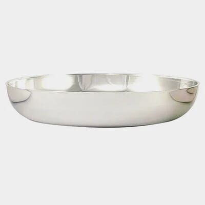 5.75" Round Dish Silver