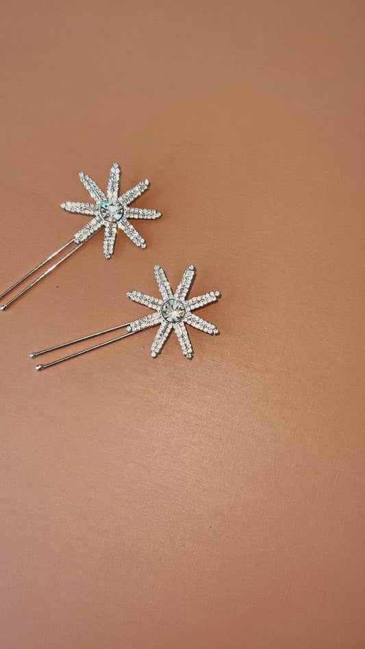 Zuri Bridal Hair Pins, Sold In Pairs