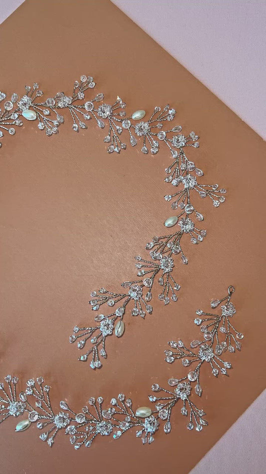 Perle Swarovski Hair Vine