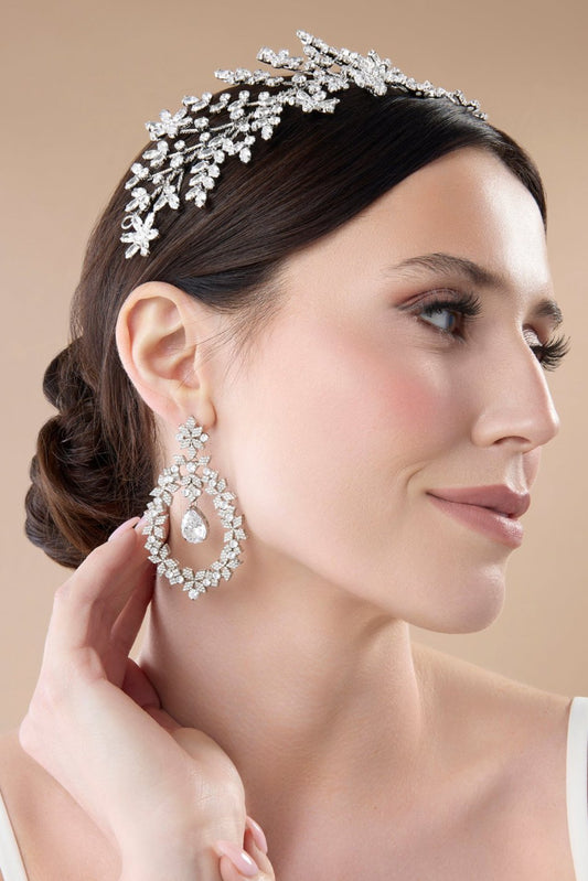 Moissanite Simulated Diamond Earrings