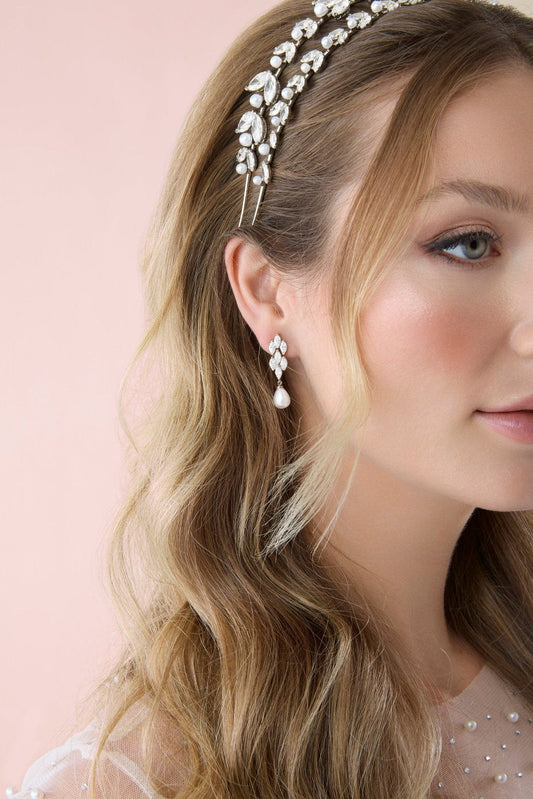 Darling Drop Earrings With Pearls