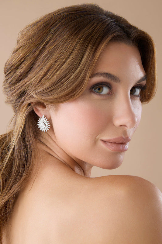 Emery Simulated Diamond Earrings