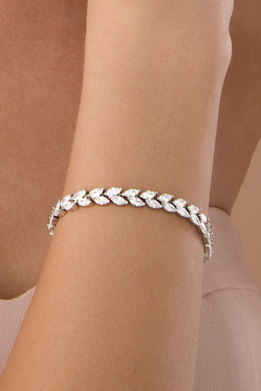Daisy Simulated Diamond Bracelet