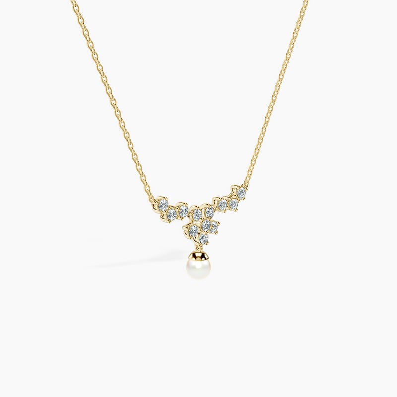 Frosted Pearl Necklace