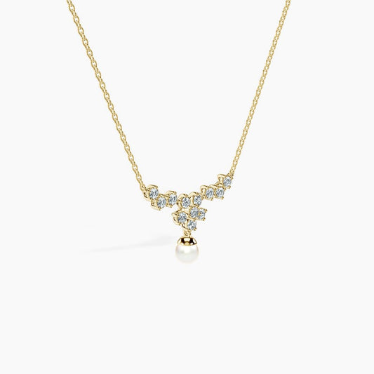 Frosted Pearl Necklace