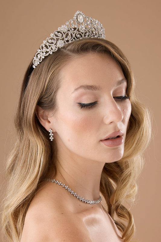 Tatiana Swarovski Bridal Or Special Event Crown, Wedding Or Special Occasion Tiara