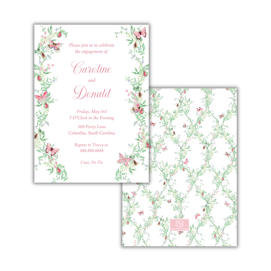 Butterfly Garden - Wedding Shower Invite