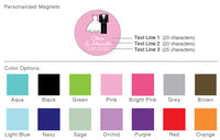 Personalized 2.25" Magnets - Exclusive Designs