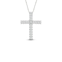 Big Cross Diamond Necklace
