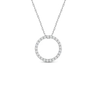 Lab Diamond Circle Pendant