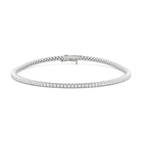 Floating U-Prong Lab Diamond Tennis Bracelet