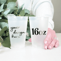 16oz Custom Frosted Shatterproof Cups