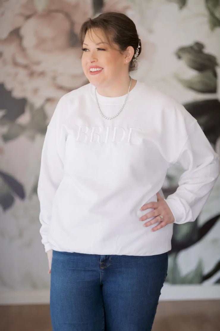 Bride Embroidered Sweatshirt