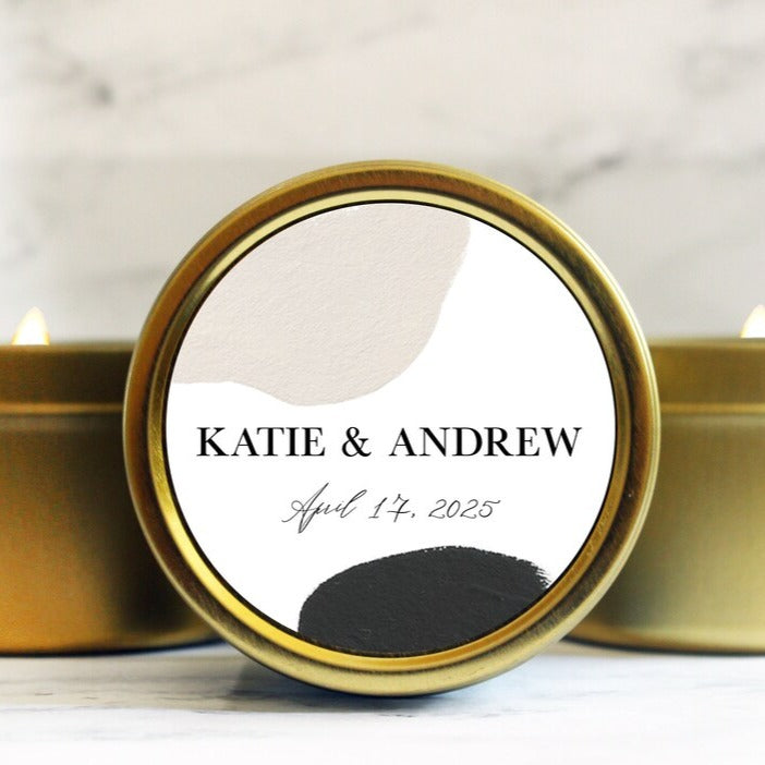Terrazzo Candle Favor