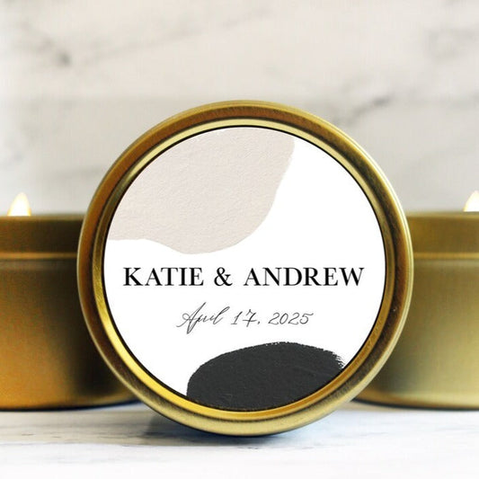Terrazzo Candle Favor