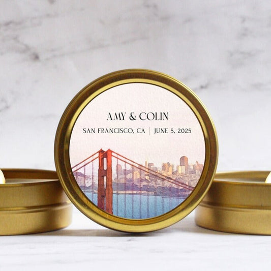 San Franciso Candle Favor