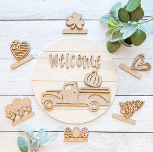 3D DIY Welcome Sign Kit