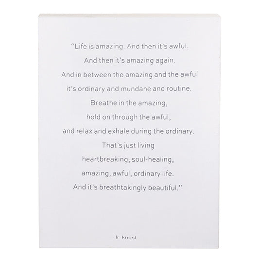 Face to Face Cadet Case Word Board - Life Is Amazing