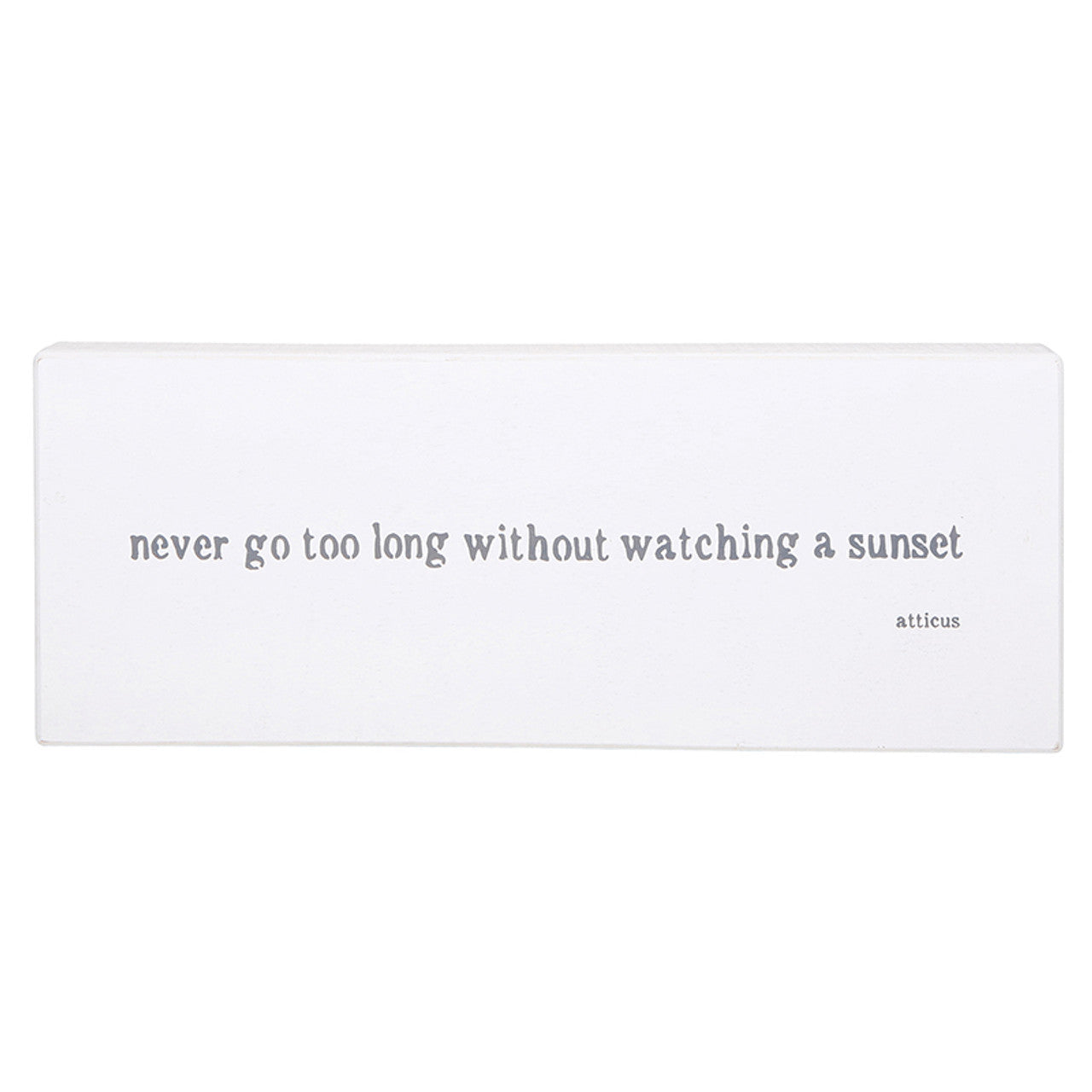 Face to Face Small Case Word Board - Watching A Sunset