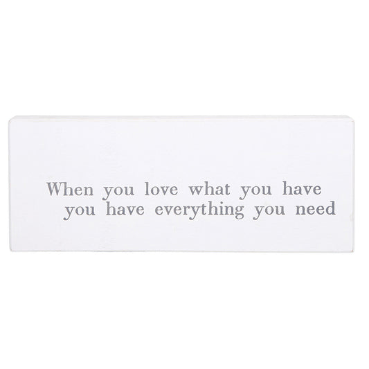 Face to Face Small Case Word Board - You Have Everything That You Need