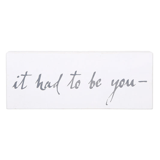 Face to Face Small Case Word Board - It Had To Be You