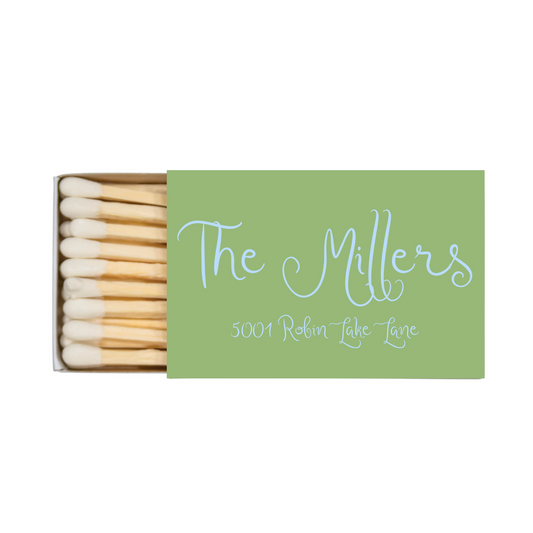 The Family Address - Matches