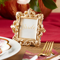 Royale Gold Baroque Place Card/Photo Holder (Set of 6)