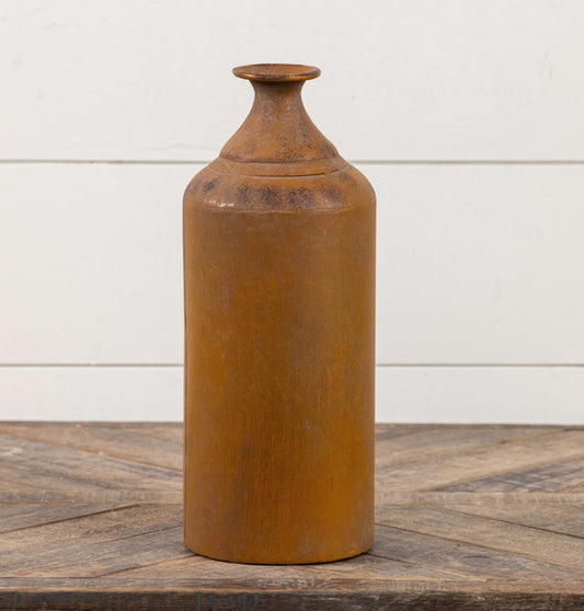 Tall Rust Vase