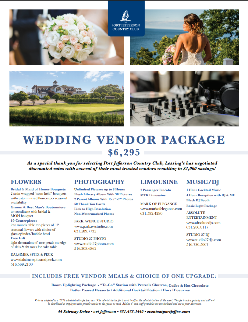 $2,000 Savings — Exclusive 4-Wedding-Vendor Package