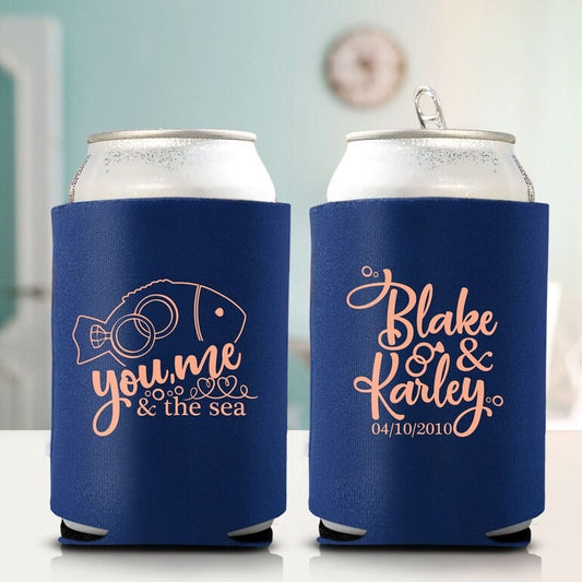 You, Me and The Sea Koozie