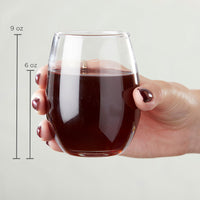 DIY 9 oz. Stemless Wine Glass (Set of 12)