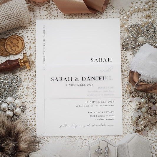 Affordable Custom Wedding Invitation 3000