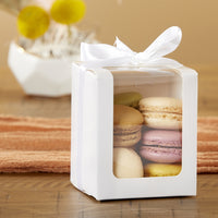 White 9 oz. Glassware Gift Box with Ribbon (Set of 12)