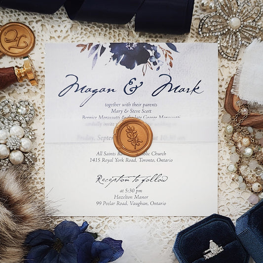 Affordable Custom Wedding Invitation 3015