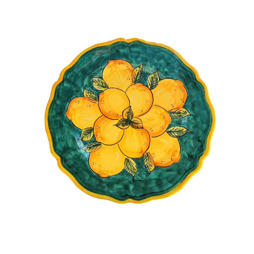 Hand Painted Mural Wall Plate