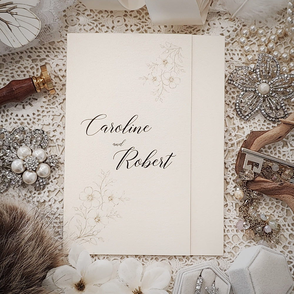 Pocketfold Wedding Invitation 3100