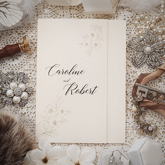 Pocketfold Wedding Invitation 3100