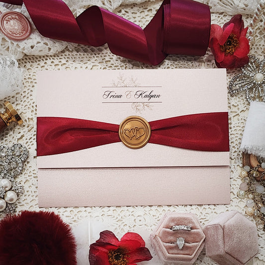 Pocketfold Wedding Invitation 3103