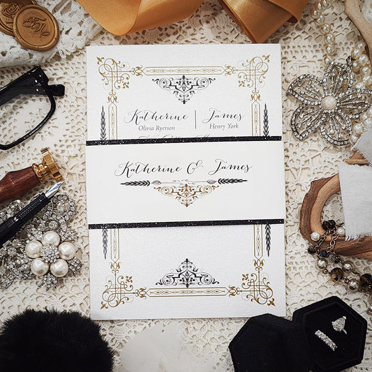 Pocketfold Wedding Invitation 3105