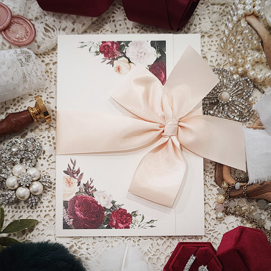 Pocketfold Wedding Invitation 3107