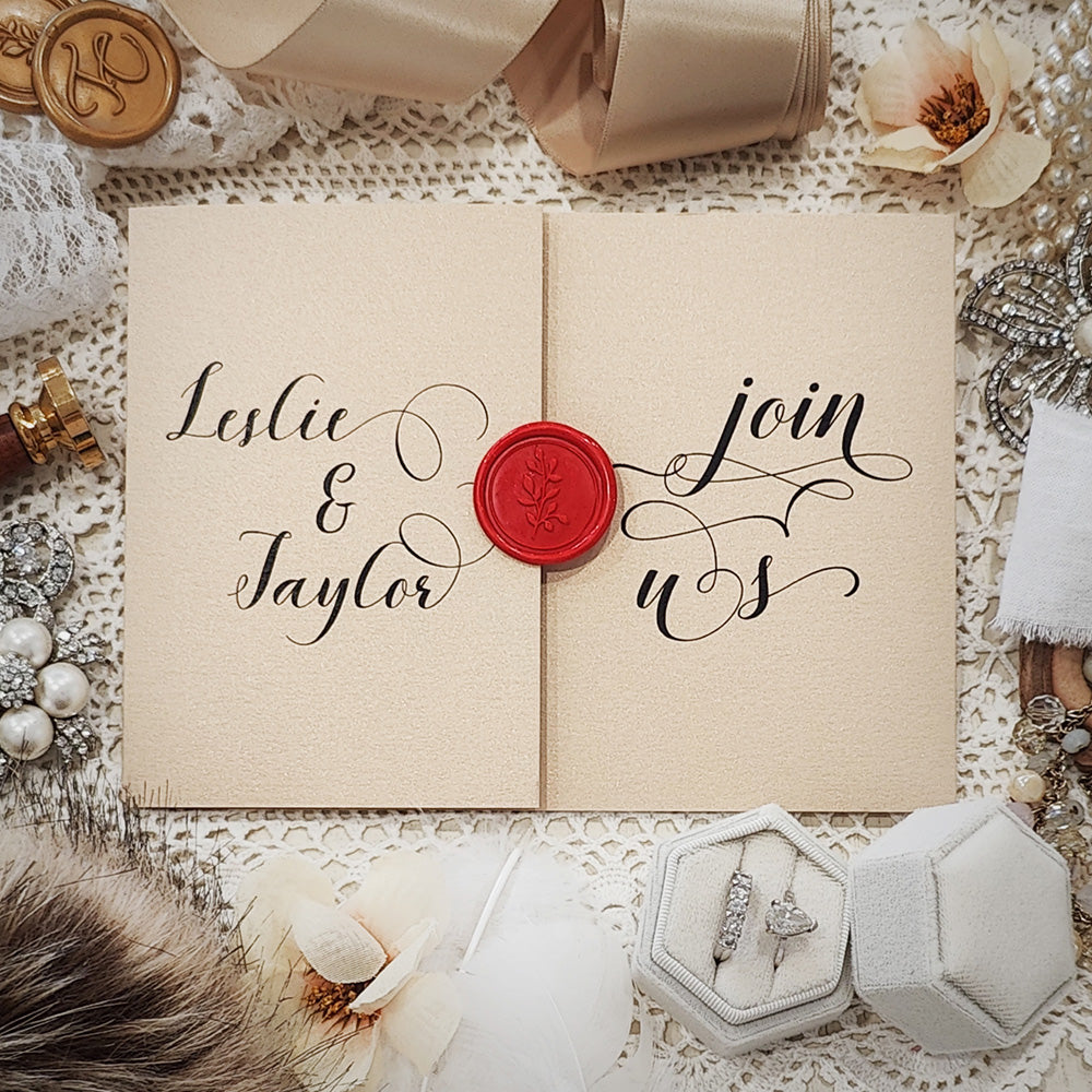 Pocketfold Wedding Invitation 3108