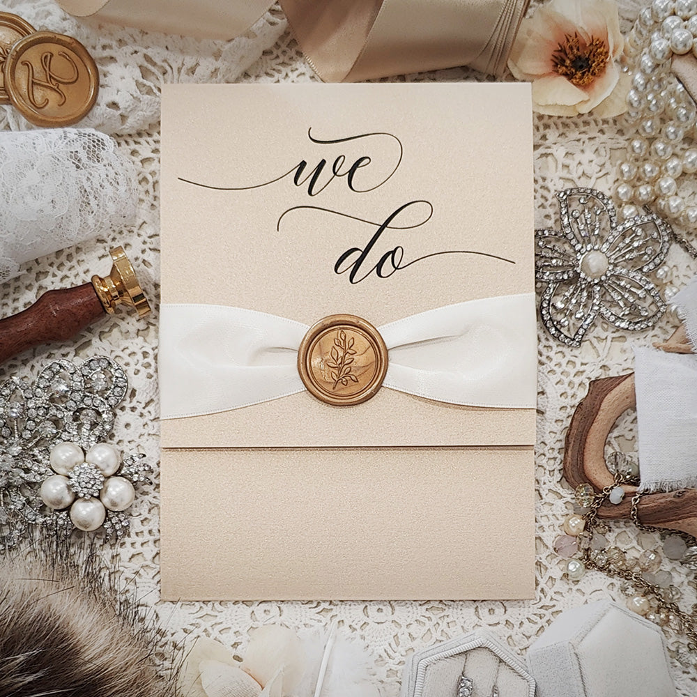 Pocketfold Wedding Invitation 3114